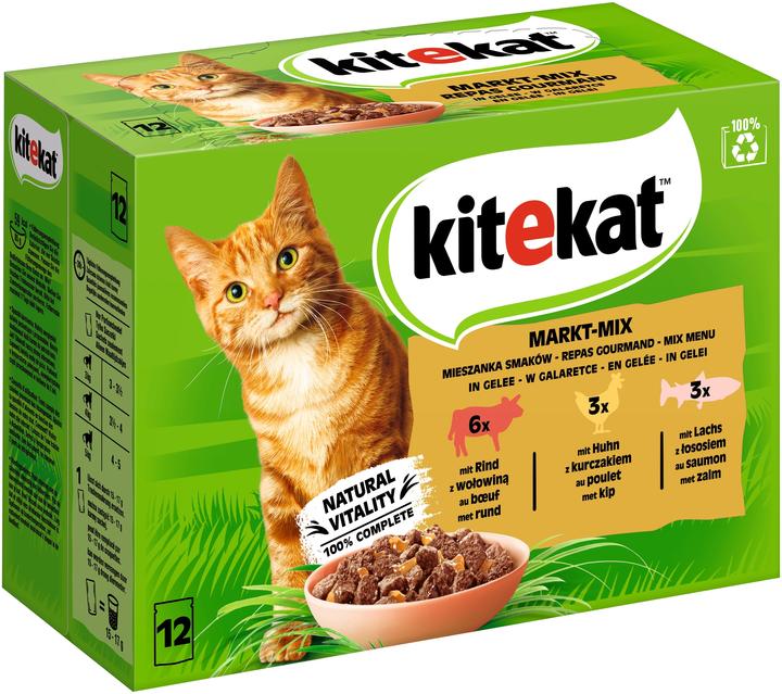 Produktbild Kitekat Mp Markt Mixgelee (12 Stk., 1000 g)