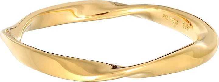 Actual product image Elli Ring Band Ring Turned Stacking Ring Basic 925 Silver (58, 925 Silver)