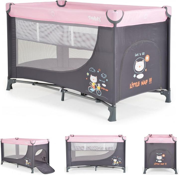 Actual product image Moni lit de voyage Tommy, 2 niveaux
