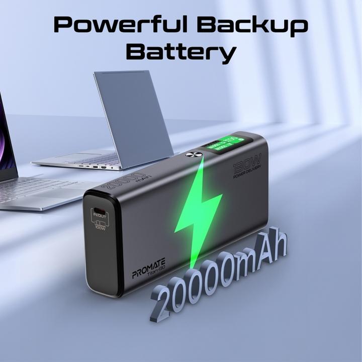 Produktbild ProMate Titan-130 Powerbank 20000mAh (20000 mAh, 130 W, 72 Wh)