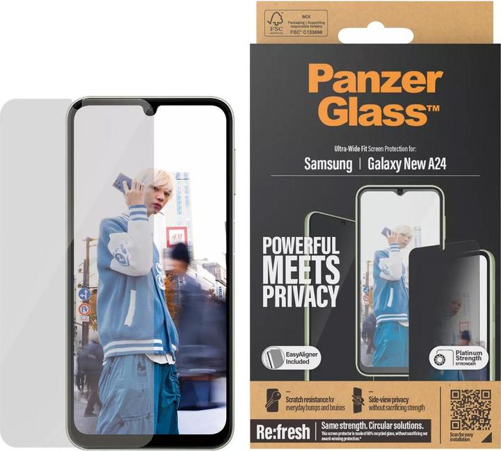 Actual product image PanzerGlass Privacy (1 Piece, Samsung Galaxy A25 5G)