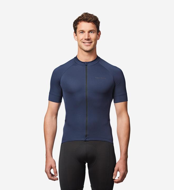 Produktbild Van rysel Radtrikot kurzarm Regular Sommer Rennrad Discover Herren blau (XL)
