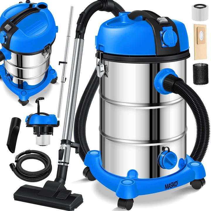 Produktbild Masko Industriestaubsauger Blau (Nass-Trockensauger)