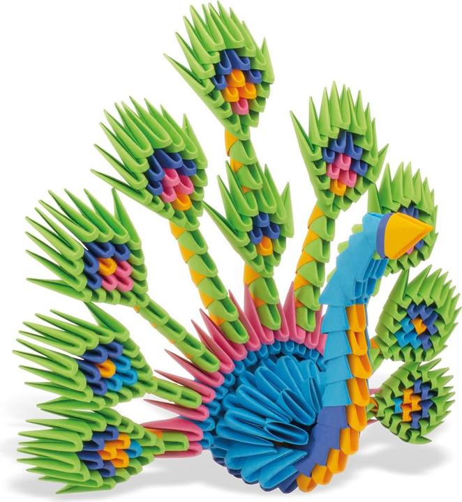 Actual product image Origami D Peacock (502 pieces)