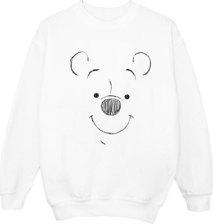 Produktbild Disney Winnie The Pooh Winnie The Pooh Face Sweatshirt Mädchen (140, 146)