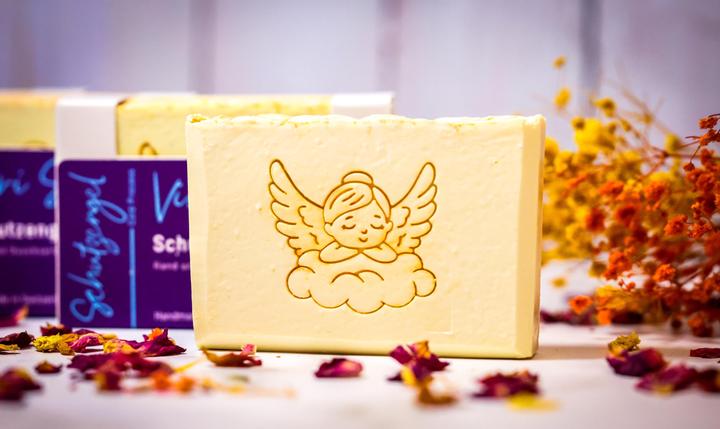 Actual product image Vivi Soaps Schutzengel Sonnenblumen-Sandelholz Seife (Hard soap)