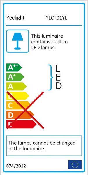 Energy Label Yeelight Bedside lamp D2 (240 lm)