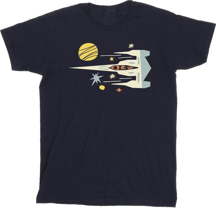 Star Wars The Mandalorian Cutout Ship TShirt (XXL)