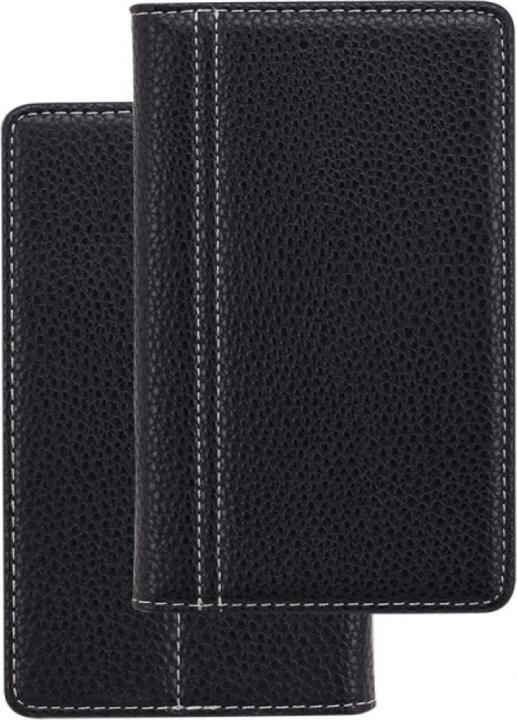 Fashion Custodia a libro per Wiko U Feel Prime - nero (Wiko U Feel Prime)