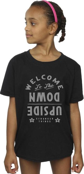 Image du produit Netflix - T-shirt STRANGER THINGS WELCOME TO UPSIDE DOWN - Fille (140, 146)