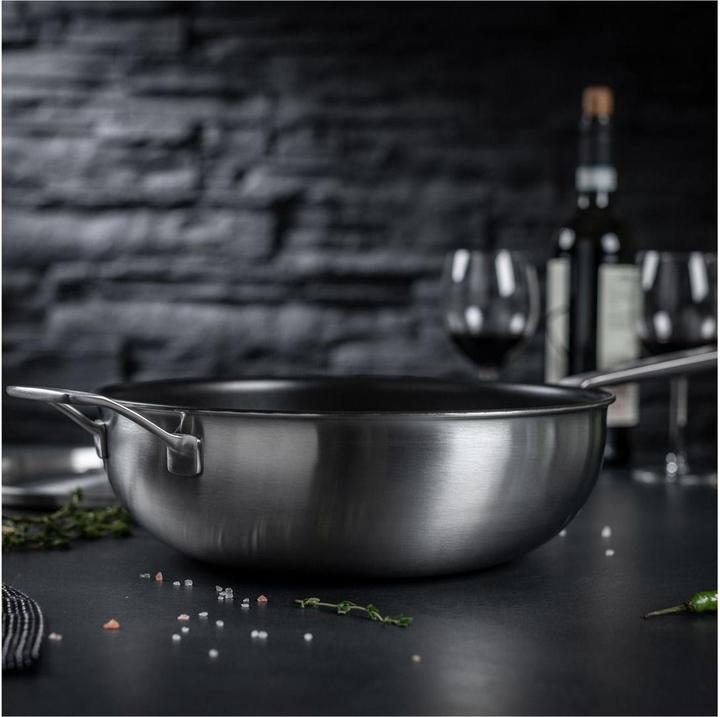 Produktbild Kuhn Rikon Culinary Fiverply (28 cm, Wok Pfanne, Aluminium, Edelstahl)