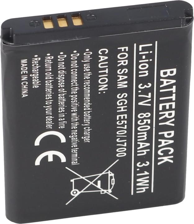 Image du produit Samsung Batterie SGH-E570 Akku, SGH-J700, AB503442BECSTD