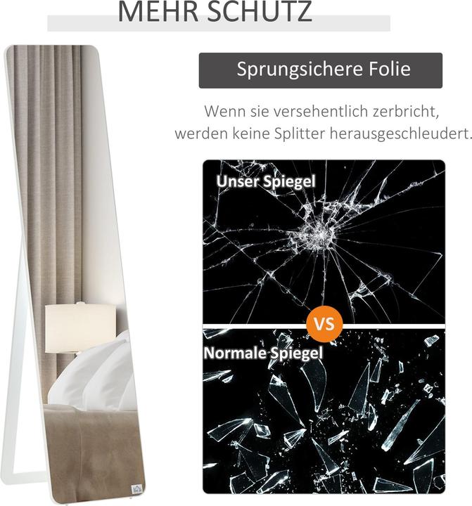 Immagine prodotto Jamb Specchio a figura intera (37 x 43 x 156 cm)