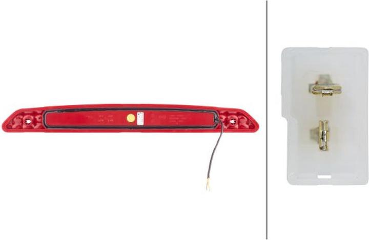 Immagine prodotto Hella 48 Luce freno spoiler posteriore a LED con cavo per AGCO