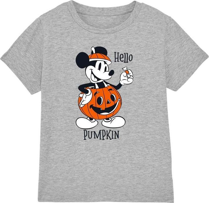 Actual product image Disney Childrens/Kids Hello Pumpkin Mickey Mouse T-Shirt (152, 158)