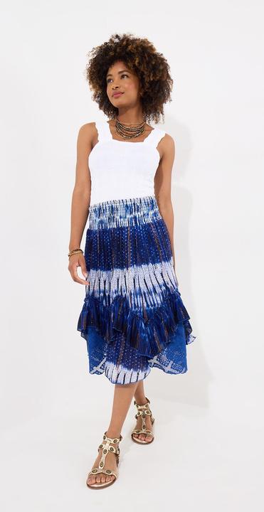 Produktbild Joe Browns Summery Tie-Dye Shimmer Detail Knee-Length Skirt (42)