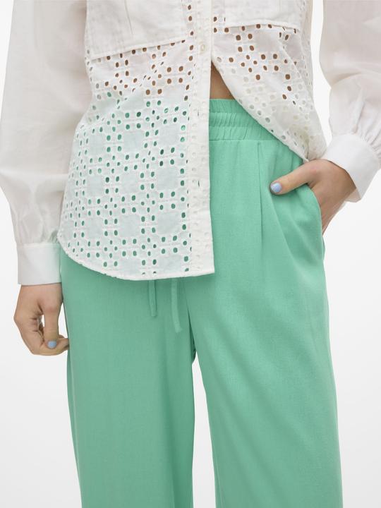 Immagine prodotto Vero Moda VMJESMILO Pantaloni a vita media Pantaloni a gamba larga (S)