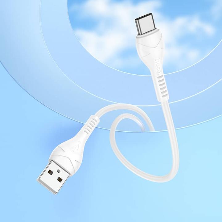 Produktbild Hoco X37 Cool power charging data cable für Typ-C, 0,5 Meter, weiss (0.50 m)