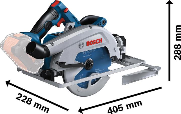 Productafbeelding Bosch Professional GKS 18V-68 GC