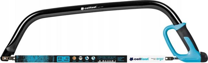 Produktbild Cellfast Bogensäge Ergo 610 mm zum Schneiden von frischem und trockenem Holz, hochwertiger Karbonsta