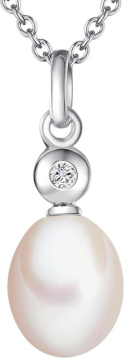 Produktbild Lulu & Jane Sterling Silber Diamant Süsswasser-Zuchtperle silber - 33124 (Sterling Silber)