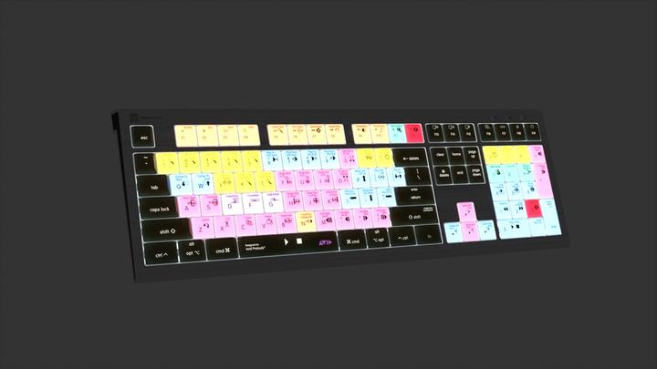 Actual product image Logickeyboard Avid Pro Tools Astra2 BL dt. Mac (DE, Cable)