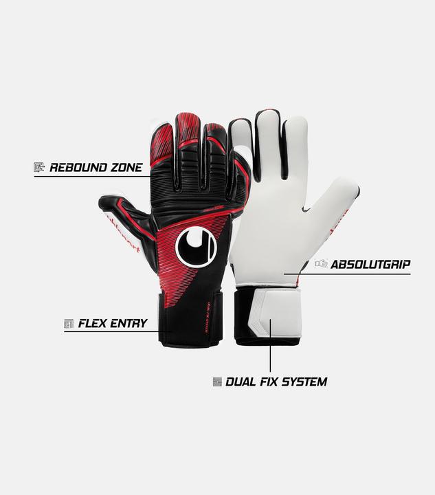 Immagine prodotto Uhlsport Guanto da portiere Powerline Absolutgrip Hn (10.5)
