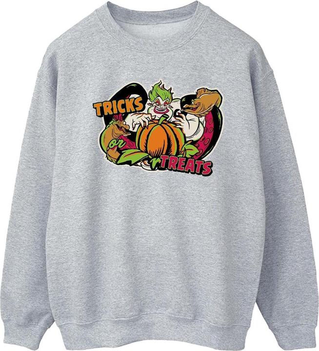 Actual product image Disney Mens Trick Or Treat Ursula Villains Sweatshirt (L)
