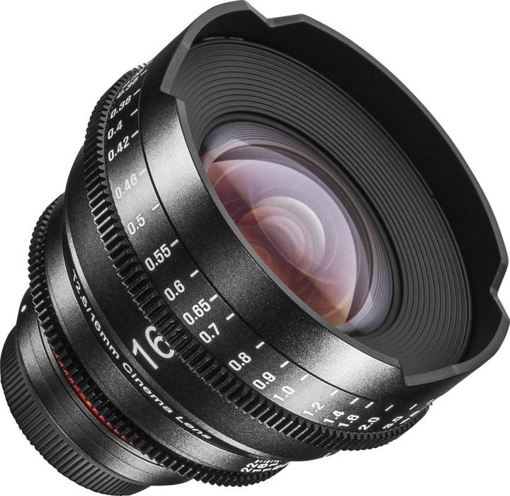 Image du produit Samyang XEEN 16mm T2.6 FF Ciné Canon (Canon EF, Plein format, APS-C / DX, Micro Four Thirds)