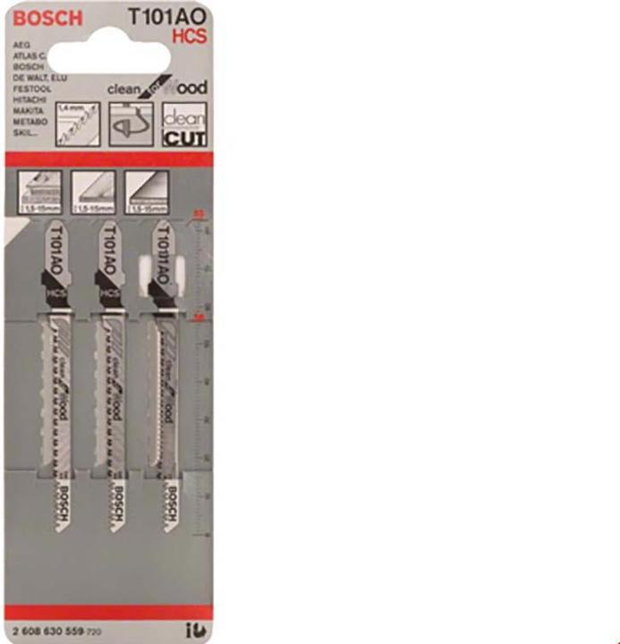 Immagine prodotto Bosch Professional Zubehör Lama per seghetto alternativo T 101 AO, Clean