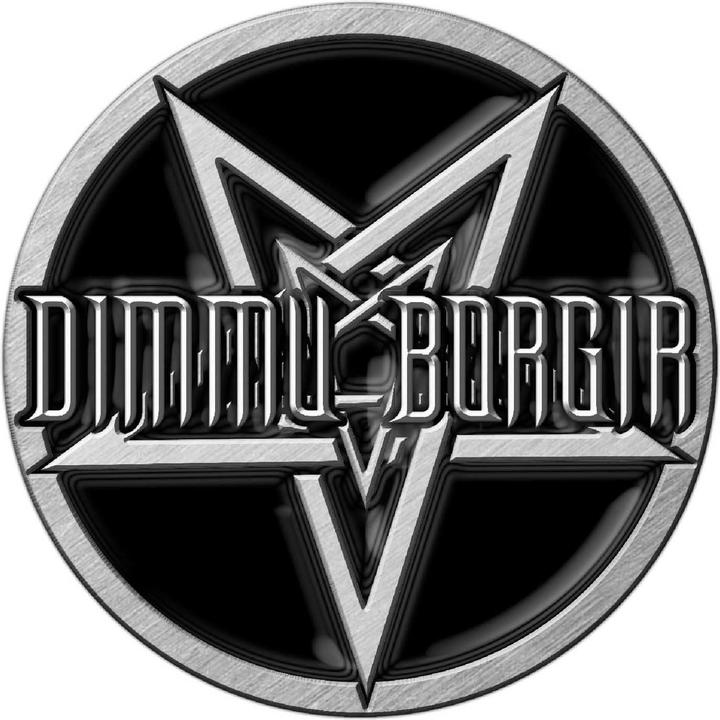 Dimmu Borgir Pentagramm Abzeichen Emaille