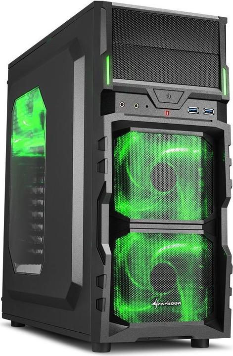 Produktbild Sharkoon VG5-W green (ATX)