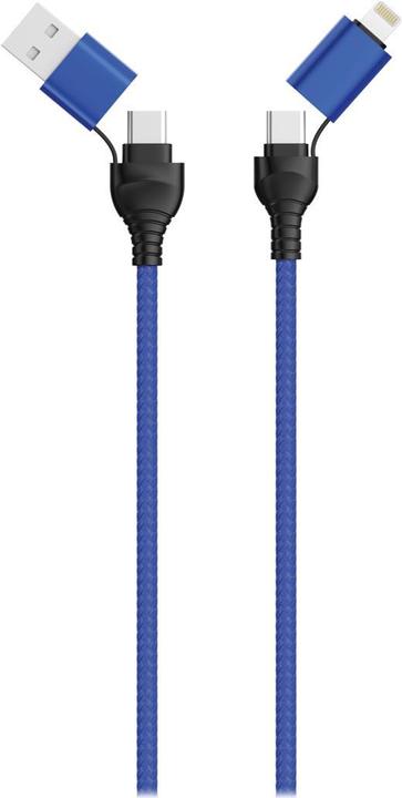 Immagine prodotto ACV Cavo dati USB Tipo C 4in1 blu 120cm - Digitale/Dati (1.20 m)