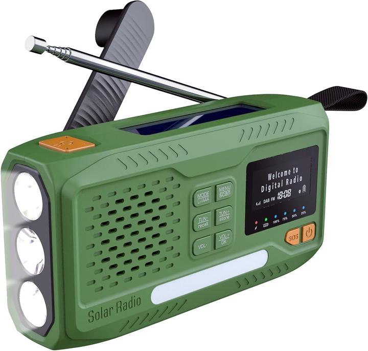 Actual product image Infactory Notfallradio SOL-1550 (DAB+, FM, Bluetooth)