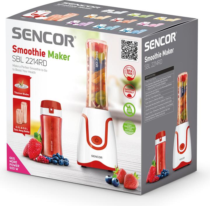 Actual product image Sencor Blender do smoothie SBL 2214RD