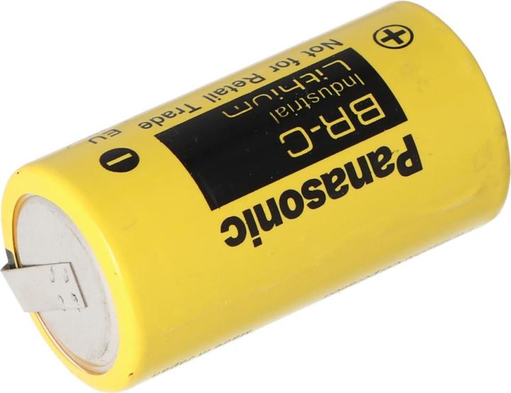 Immagine prodotto Panasonic Batteria BR-C Lithium Battery Baby con alette di saldatura a forma di U (1 pz., Specifico del dispositivo, 5000 mAh)