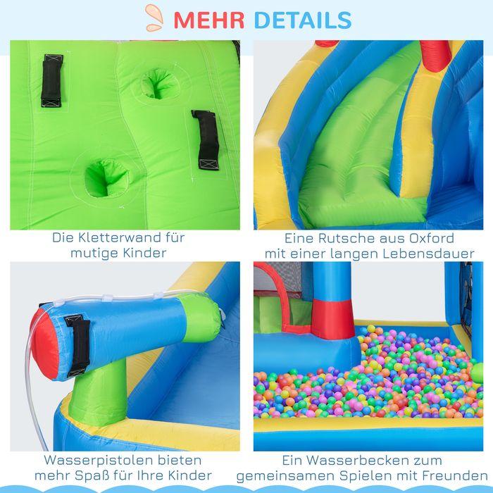 Immagine prodotto Swisshandel24 Castello gonfiabile Tessuto Oxford (100% poliestere) Colorato