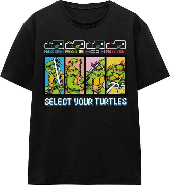 Image du produit Teenage Mutant NT - T-shirt SELECT YOUR TURTLES - Adulte (M)