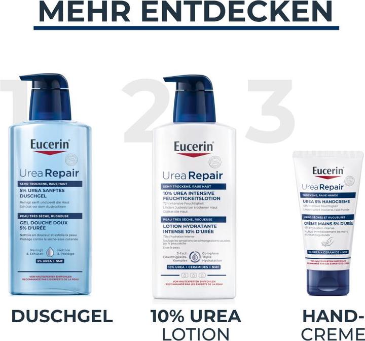 Actual product image Eucerin Urea Repair 5% urea moisturising lotion with soothing fragrance (Body cream, 400 ml)