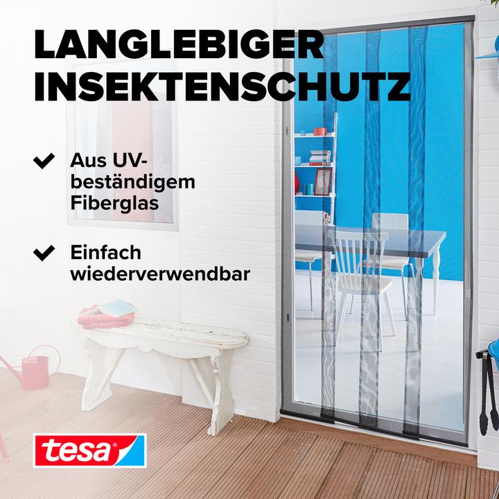 Immagine prodotto tesa Zanzariera STANDARD a doghe, tenda con chiusura a velcro, senza forare (95 x 220 cm)