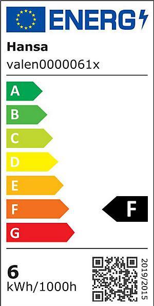 Energy Label Hansa Valencia (350 lm)
