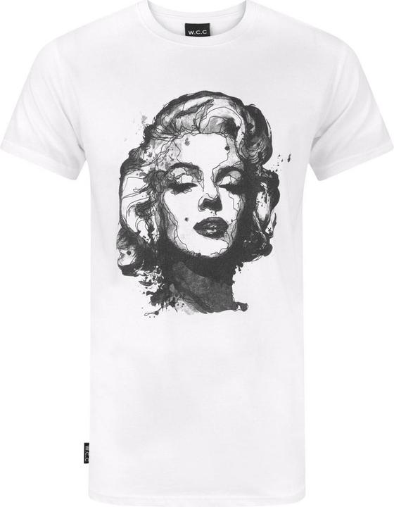 Actual product image W.C.C Unisex Adult Marilyn Monroe Longline T-Shirt (XXL)