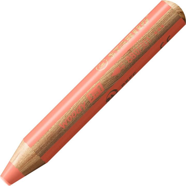 Actual product image STABILO woody 3 in 1 coloured pencil with sharpener and brush (Pastel shades, 18 x)