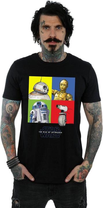 Image du produit Star Wars - T-shirt THE RISE OF SKYWALKER DROID SQUARES - Homme (4XL)