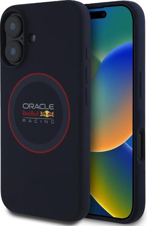Image du produit Red Bull Racing - Silicone Red Ring MagSafe (RBHMP16M24SIILVR) - iPhone 16 Plus - Navy (Apple iPhone 16 Plus)