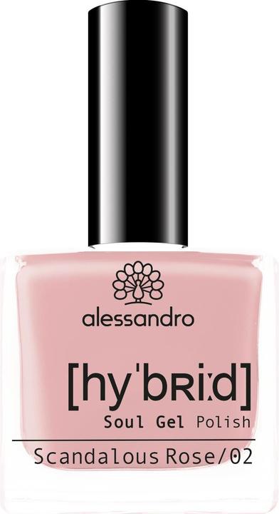 Immagine prodotto Alessandro Hybrid Soul gel Polish Scand.Rose (717 Rosa Scandalosa, Smalto per unghie effetto gel)
