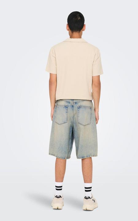 Produktbild Only & Sons ONSCARL Mid Rise Ballon Schnitt Shorts Jeans-Shorts (XL)