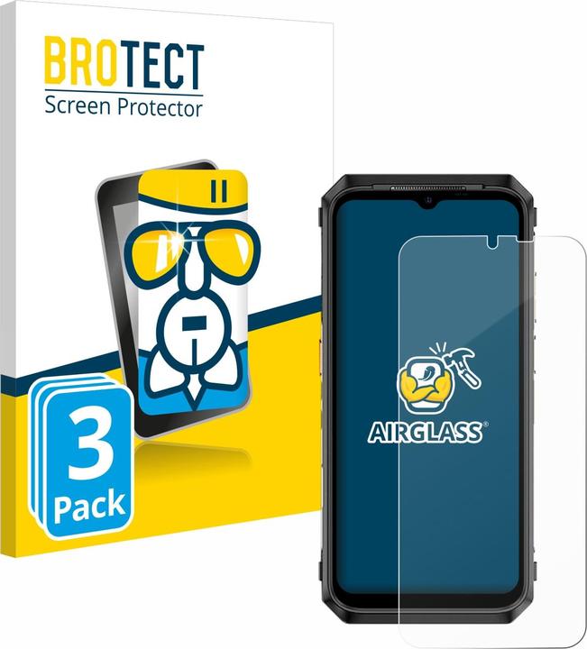 Immagine prodotto BROTECT AirGlass Vetro (3 Pezzo/i, Ulefone Power Armor 18T)