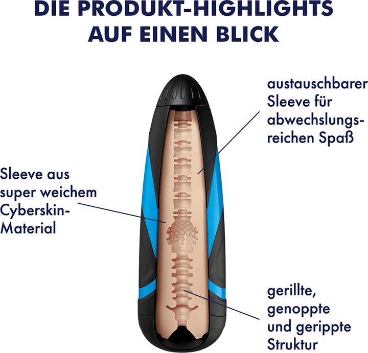 Produktbild Satisfyer Men Sleeve Tri Delights