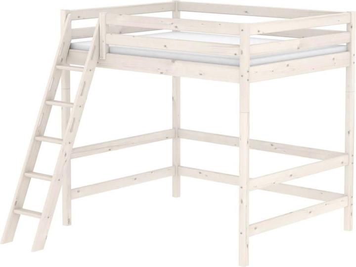 Flexa Hochbett Classic 140 mit schräger Leiter (140 x 200 cm)